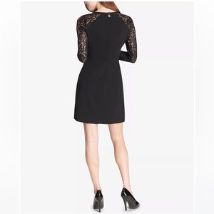 Long sleeve, Lace-Sleeve Sheath Dress!